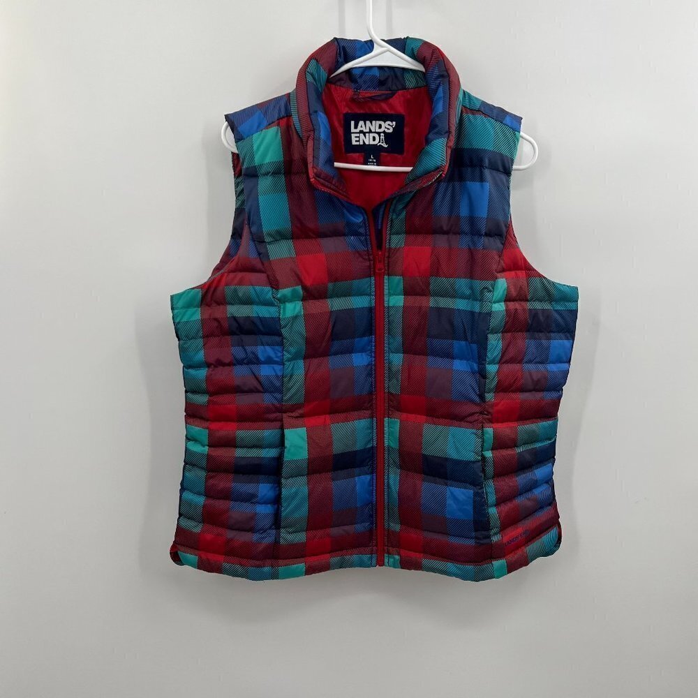 Lands' End puffer vest Size Large 14-16